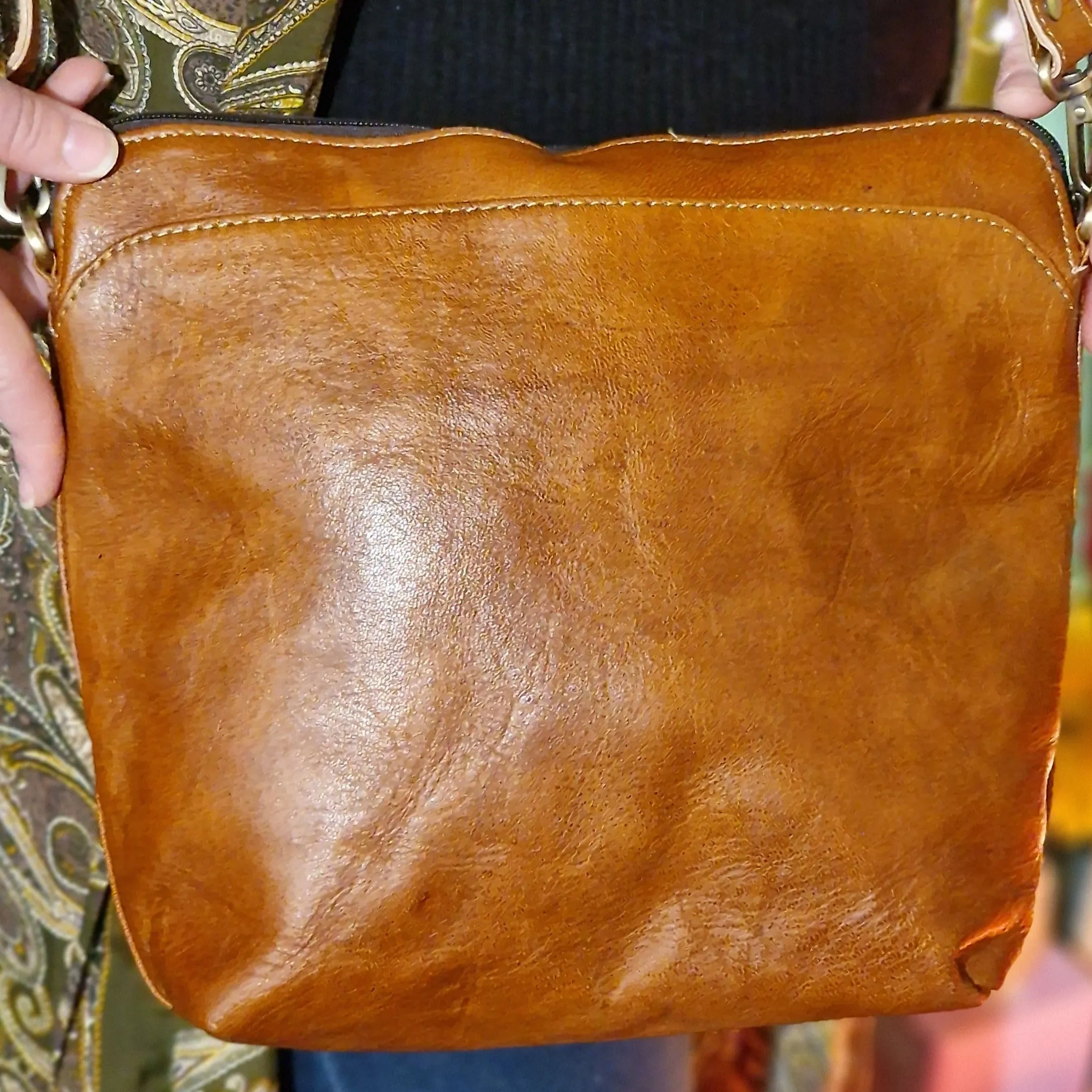 Ladies Tan Leather Handbag
