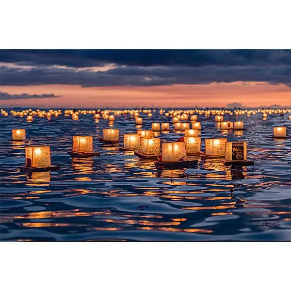 Large Luminary Candle, White, Set of 288