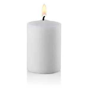 Large Luminary Candle, White, Set of 288