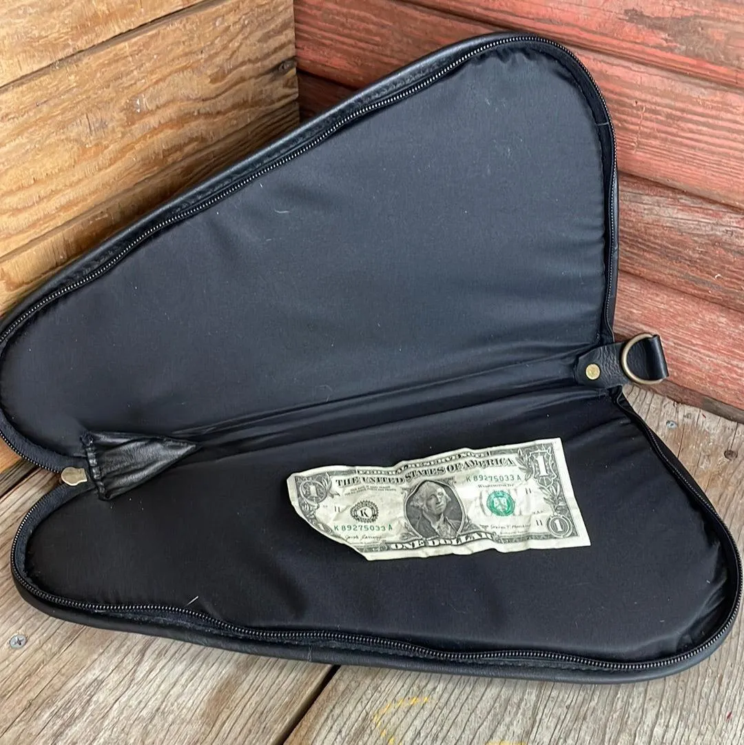 Large Pistol Case - Cowhide w/