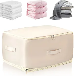 Large Self Compressing Storage Bags for Bedding Space Saving Vacuum Sealed Stylish Home Storage Accessory