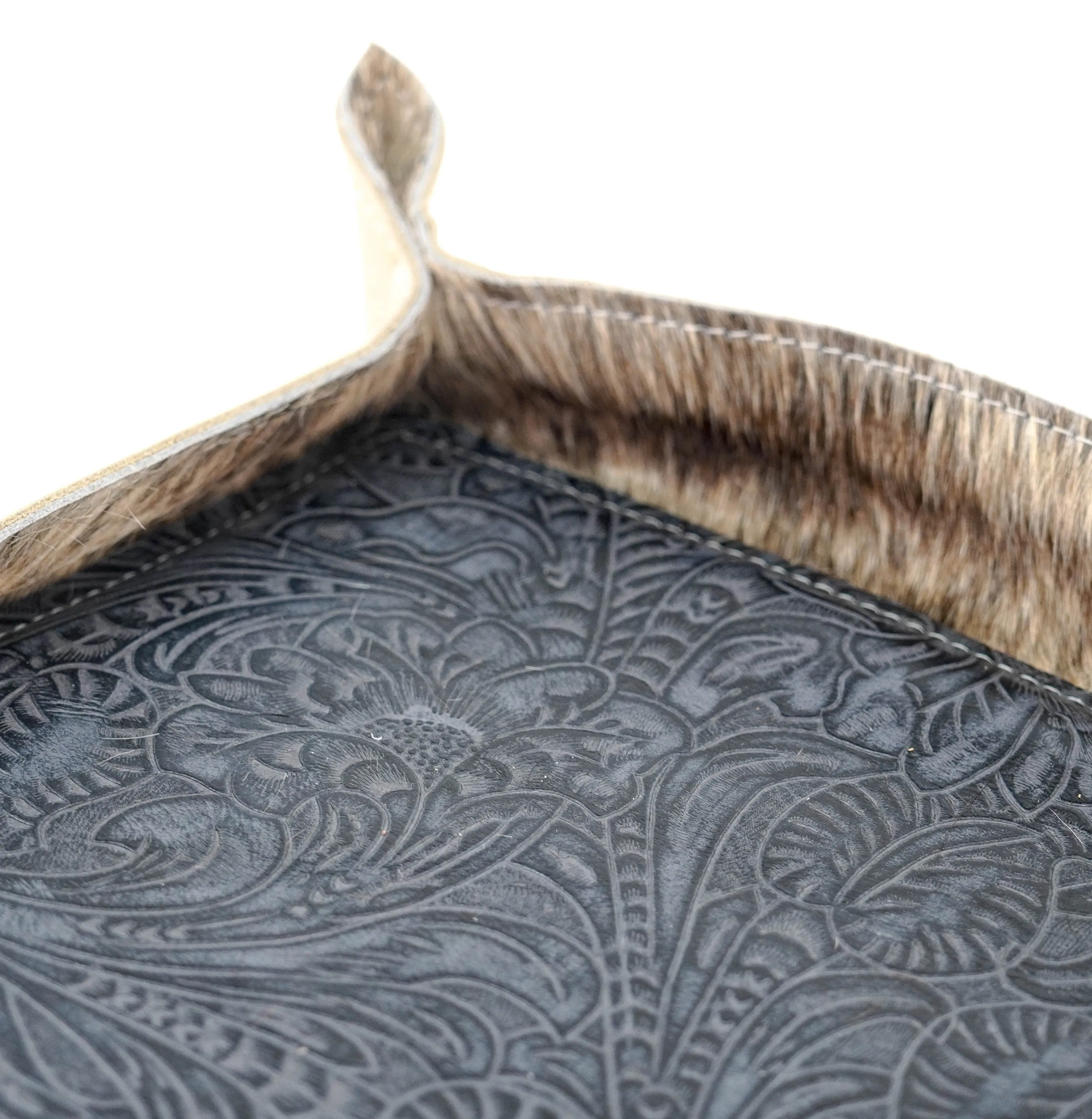 Large Tray - Smooth Bone Leather w/ Blue Jean Tool
