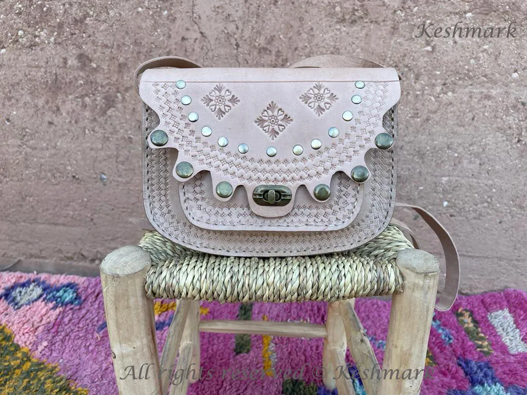 Leather Bag, Crossbody Shoulder Messenger Bag