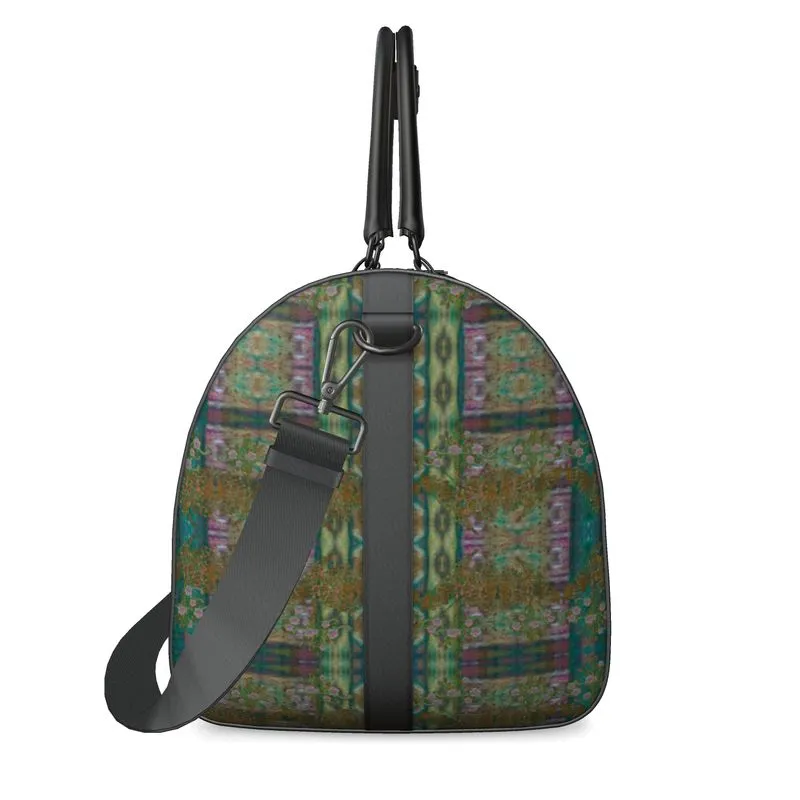 Leather Duffel Bag (WindSong Flower) RJSTH@Fabric #4 RJSTHS2021 RJS