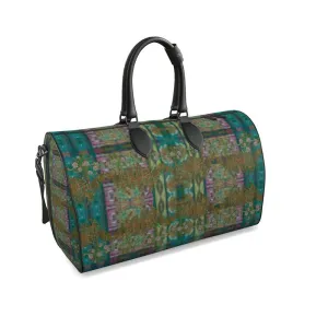 Leather Duffel Bag (WindSong Flower) RJSTH@Fabric #4 RJSTHS2021 RJS