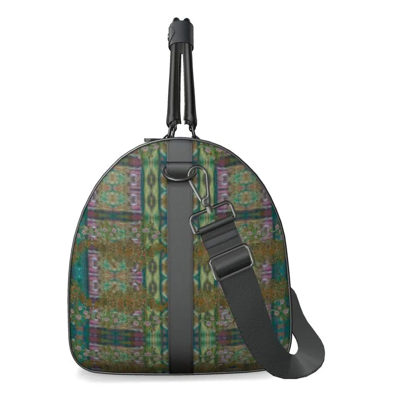 Leather Duffel Bag (WindSong Flower) RJSTH@Fabric #4 RJSTHS2021 RJS