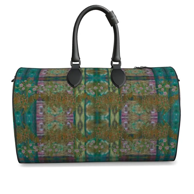 Leather Duffel Bag (WindSong Flower) RJSTH@Fabric #4 RJSTHS2021 RJS