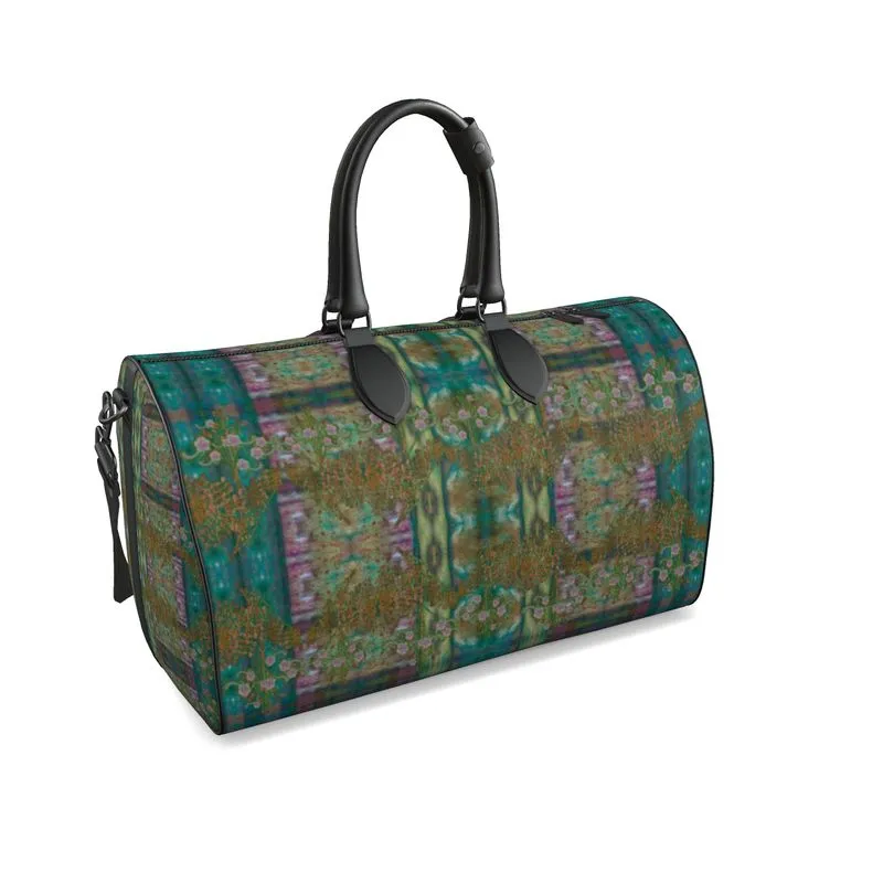 Leather Duffel Bag (WindSong Flower) RJSTH@Fabric #4 RJSTHS2021 RJS