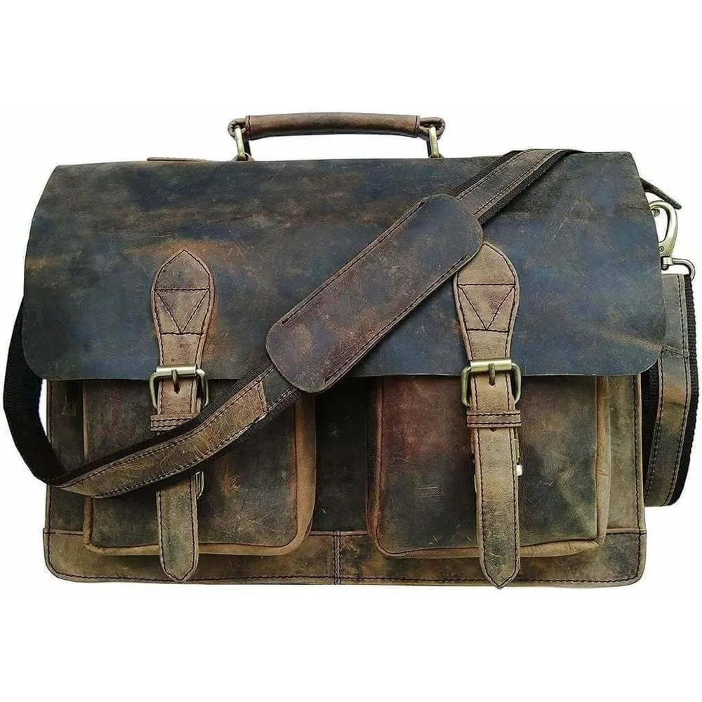 Leather Messenger Bag