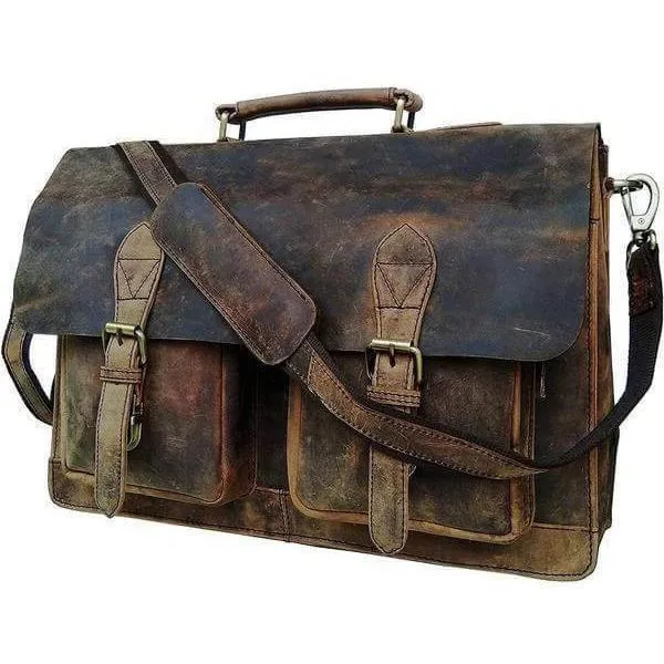 Leather Messenger Bag