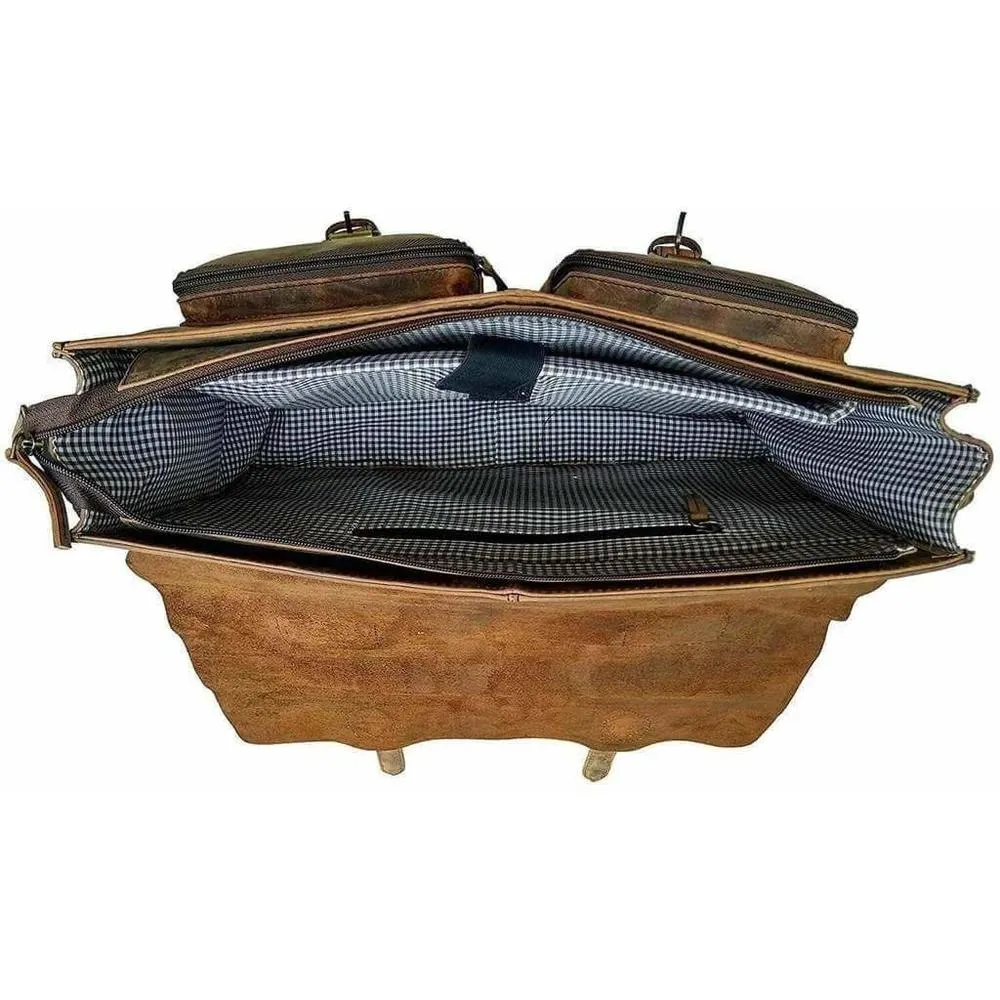 Leather Messenger Bag
