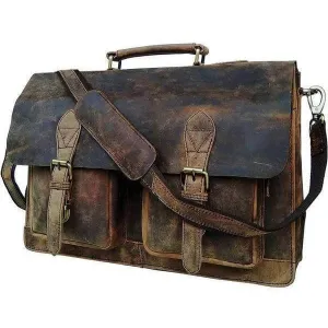 Leather Messenger Bag