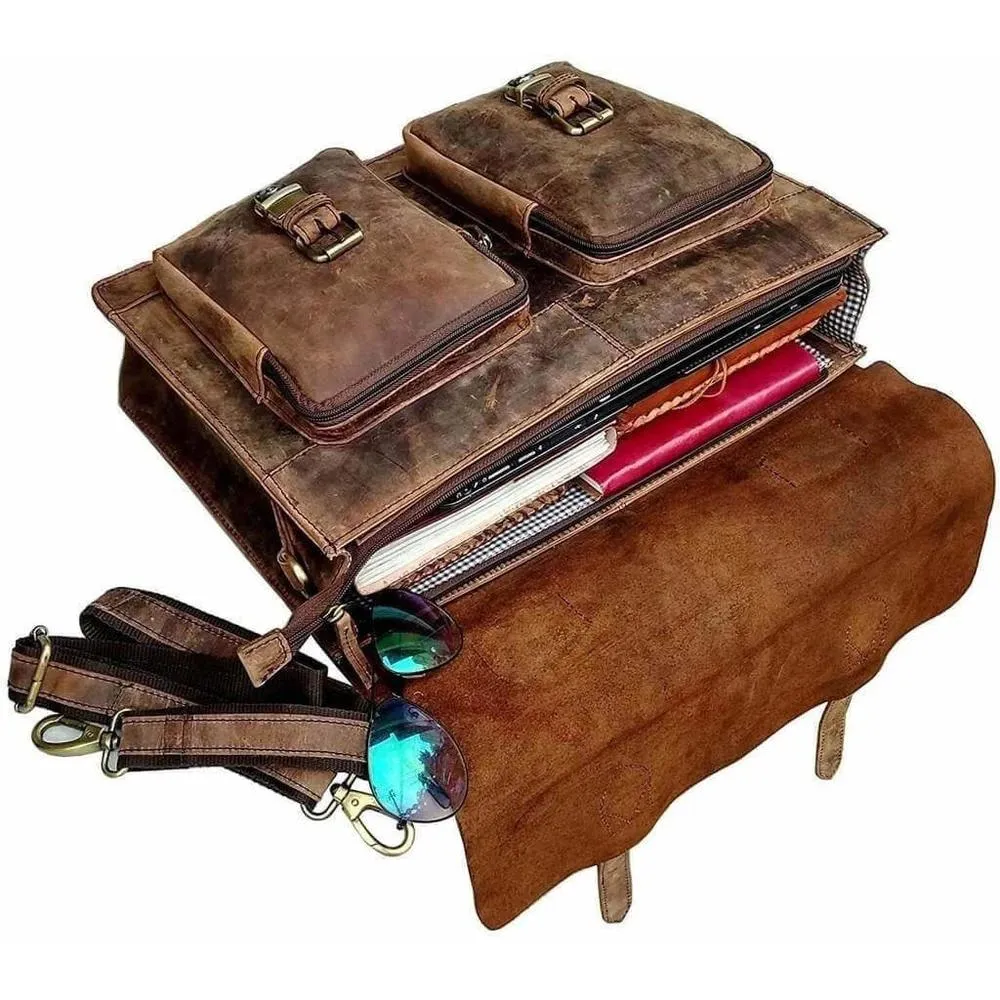 Leather Messenger Bag