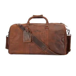 Leather Overnight Bag Milan Rugged Leather Sandal