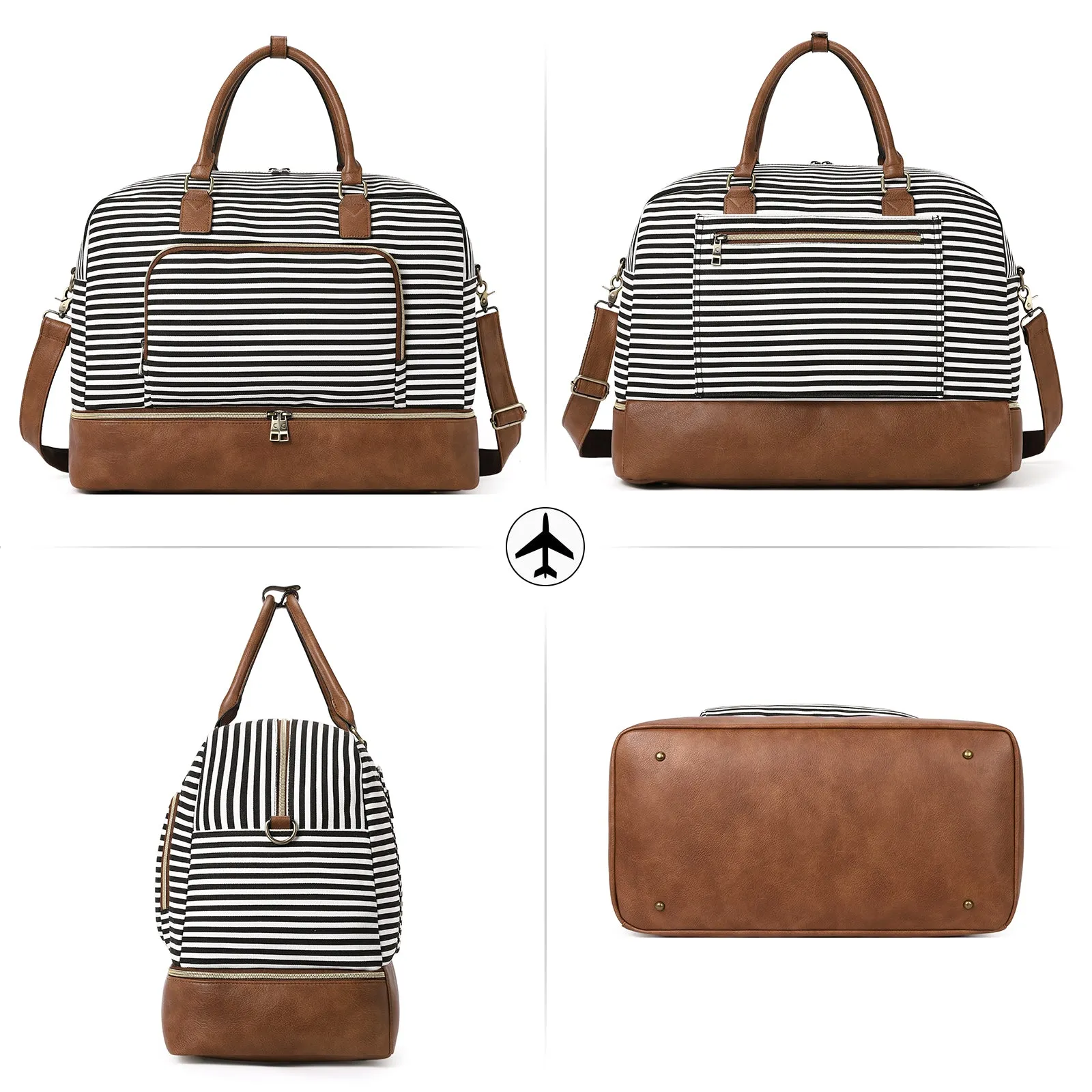 Leather Oversized Weekender Bags