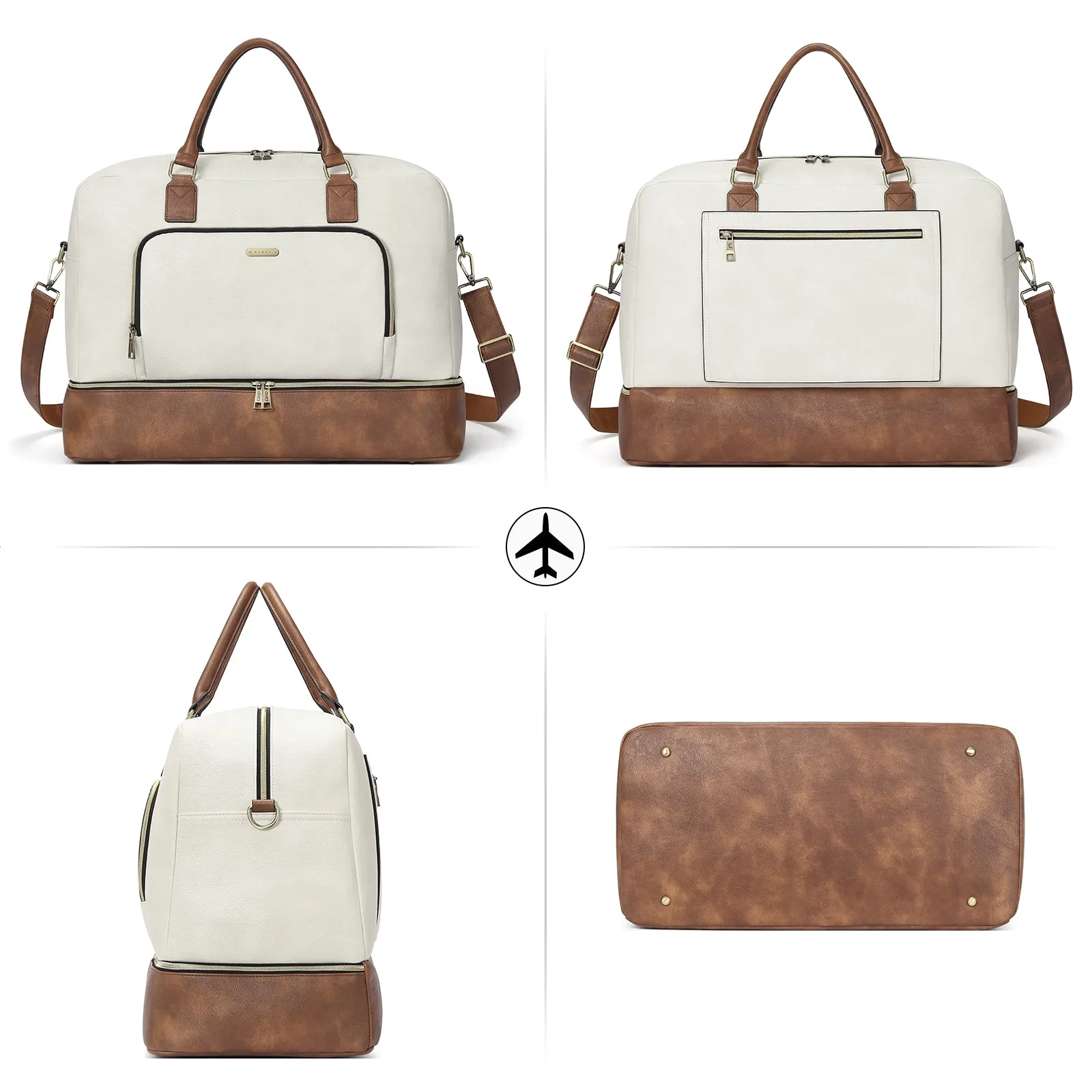 Leather Oversized Weekender Bags