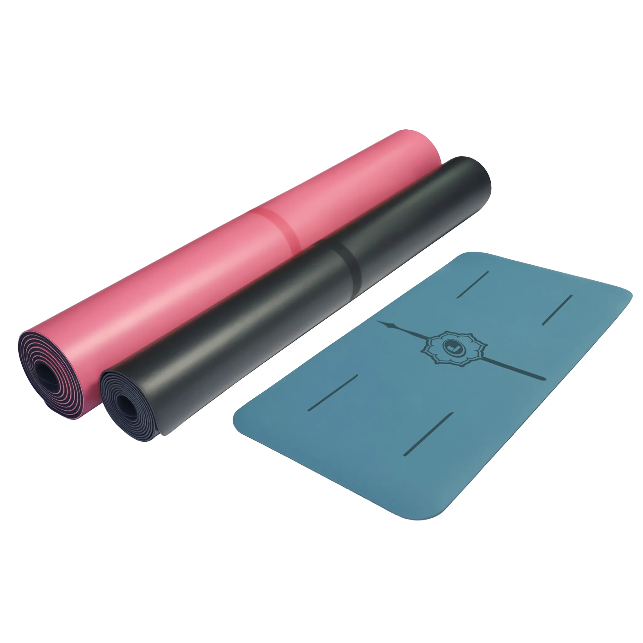 Liforme Classic Yoga Mat, Travel & Pad Bundle