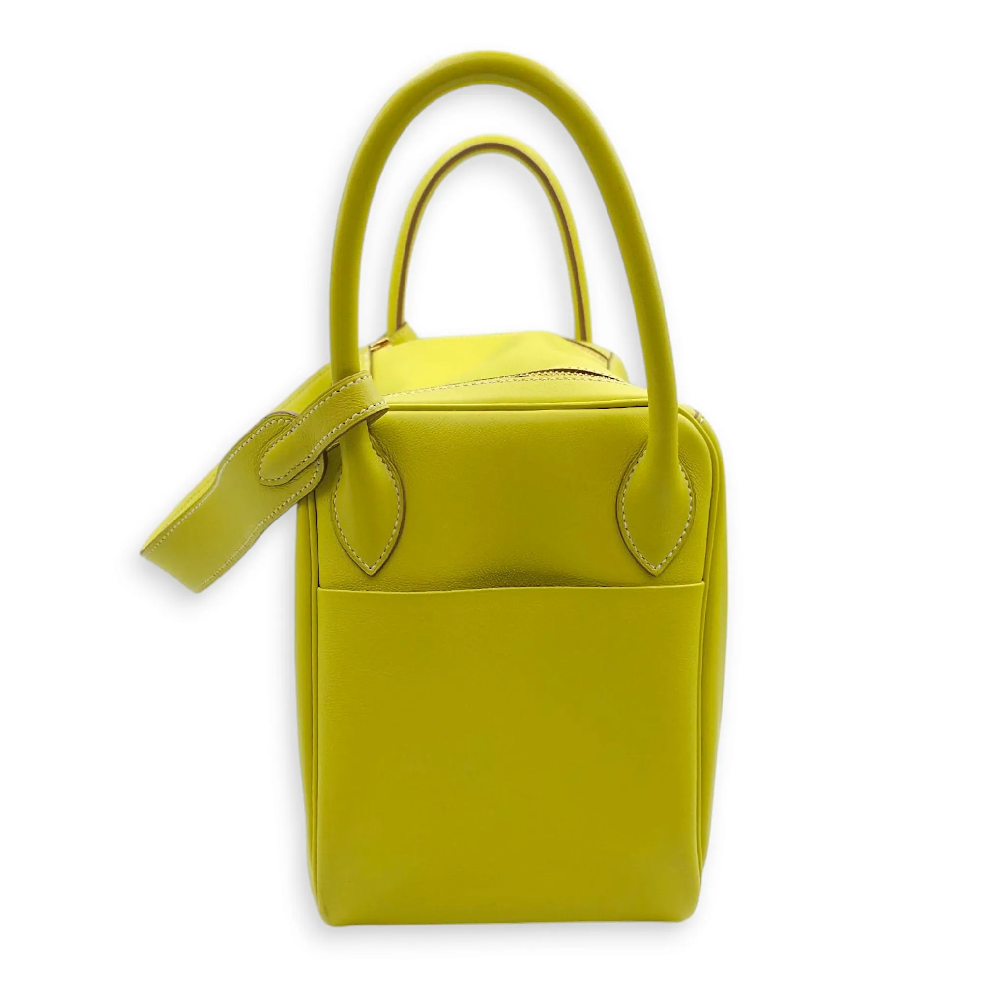 Lindy 30 Lime in Swift, Gold hardware