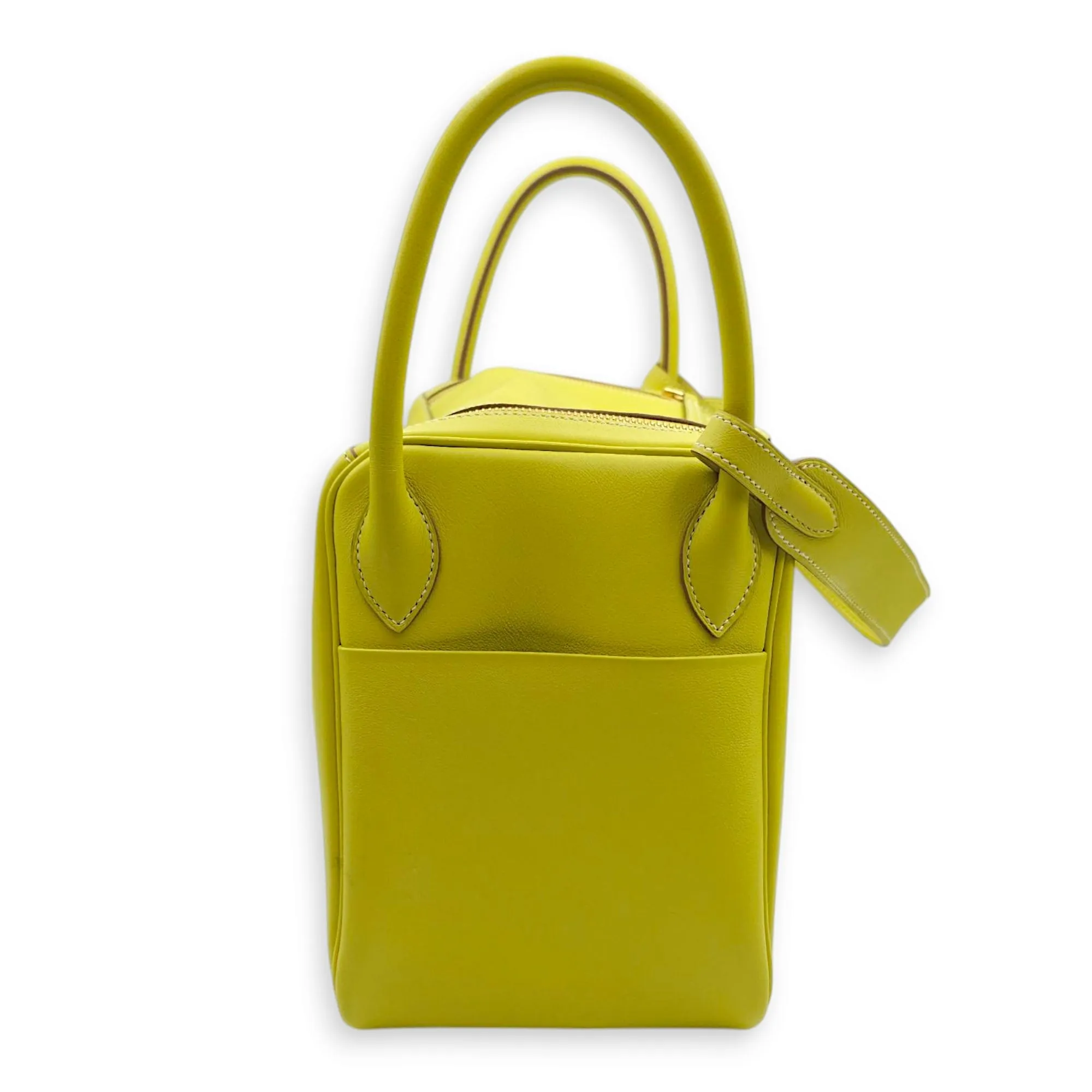 Lindy 30 Lime in Swift, Gold hardware