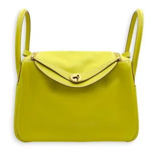 Lindy 30 Lime in Swift, Gold hardware