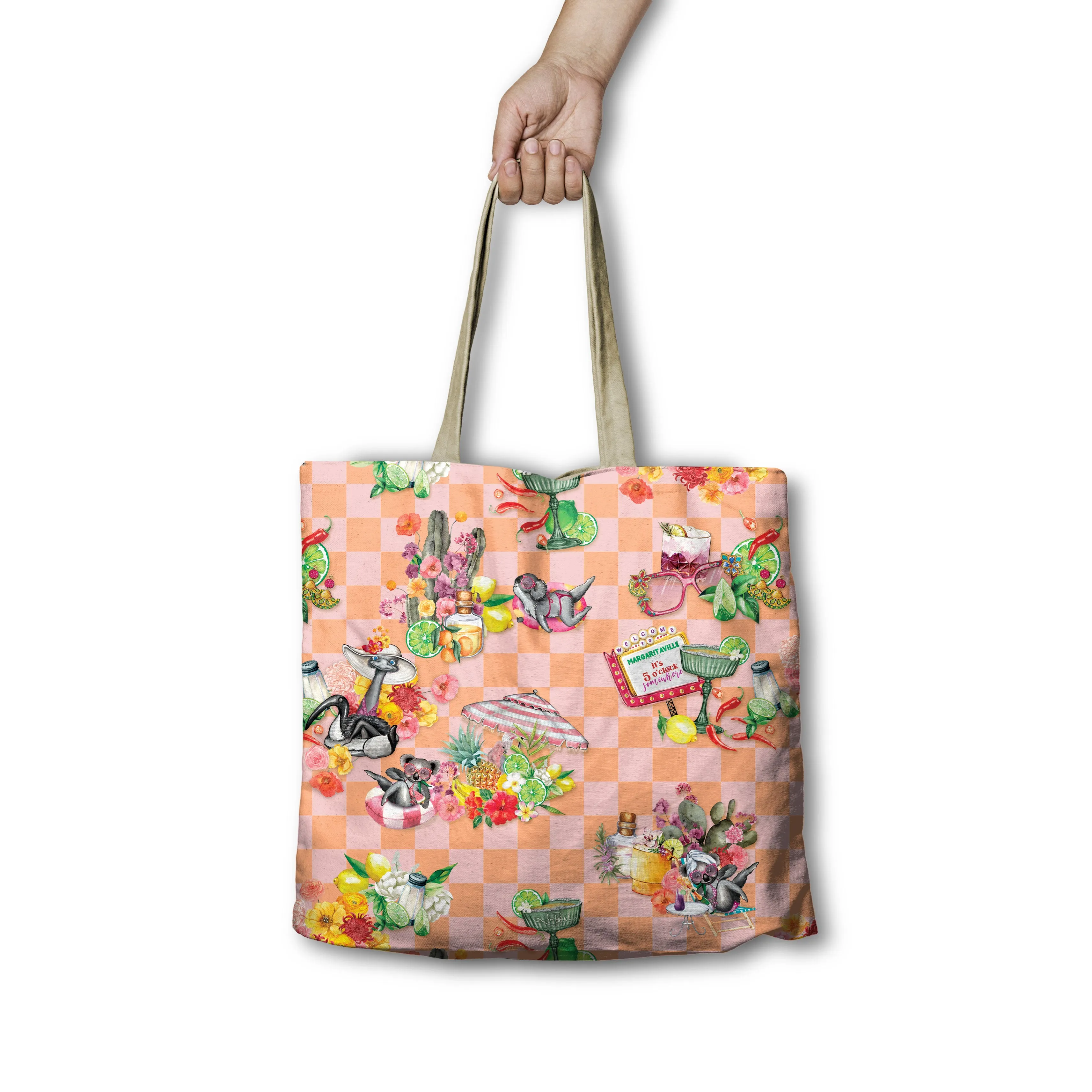 Lisa Pollock Shopping Bag Margaritaville