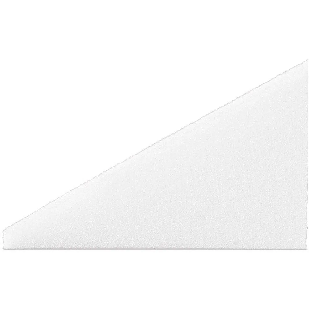 Loose Jumbo Wedge Sponges - 2" x 1.25" x 1" Thick - White - Latex-Free / 100 per Bag X 8 Bags = 800 Jumbo Wedge Sponges