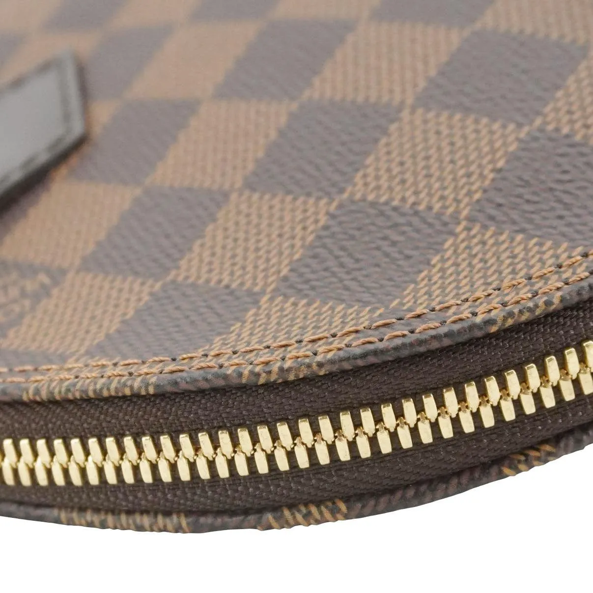 LOUIS VUITTON Alma PM Damier Ebene  Satchel Bag Brown