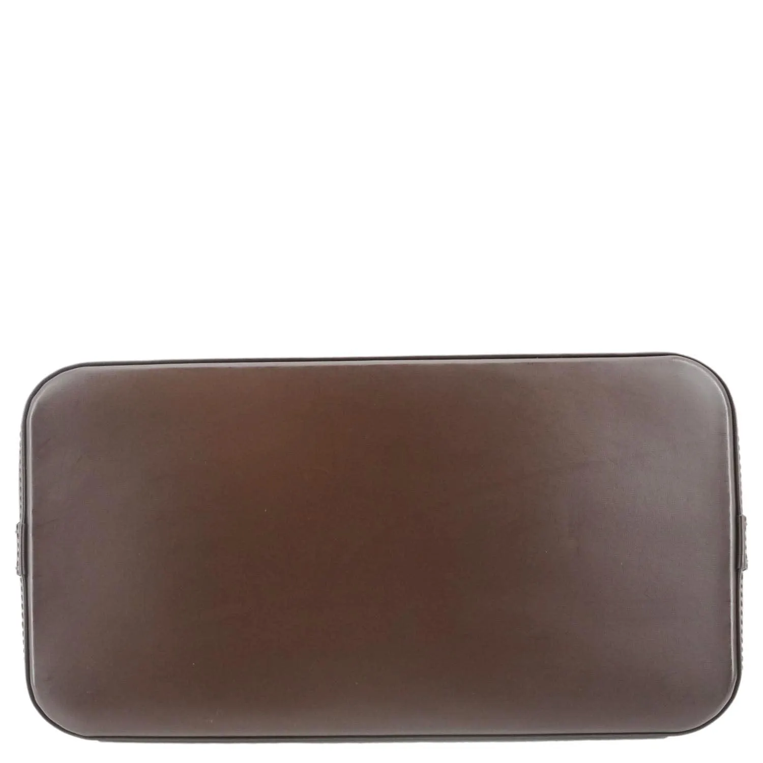LOUIS VUITTON Alma PM Damier Ebene  Satchel Bag Brown