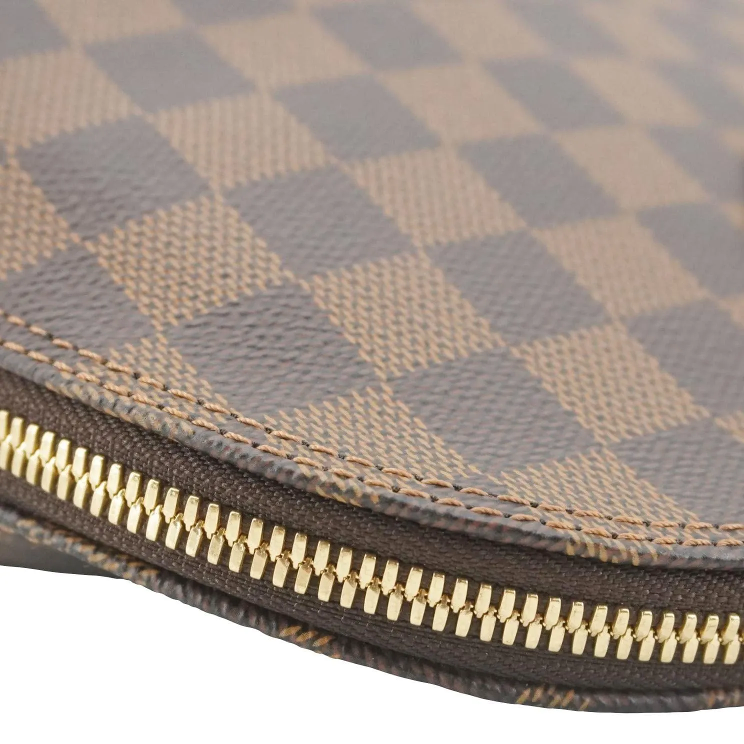 LOUIS VUITTON Alma PM Damier Ebene  Satchel Bag Brown
