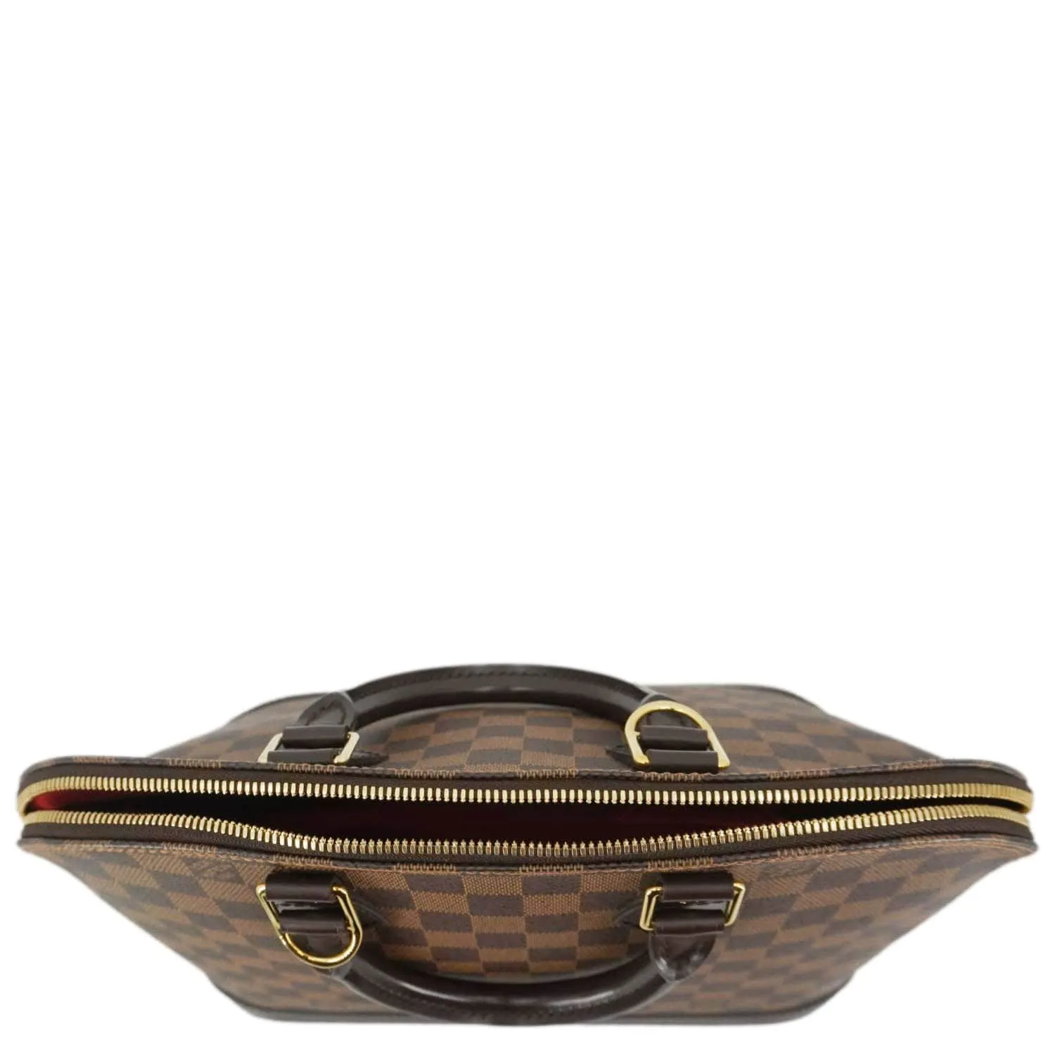 LOUIS VUITTON Alma PM Damier Ebene  Satchel Bag Brown