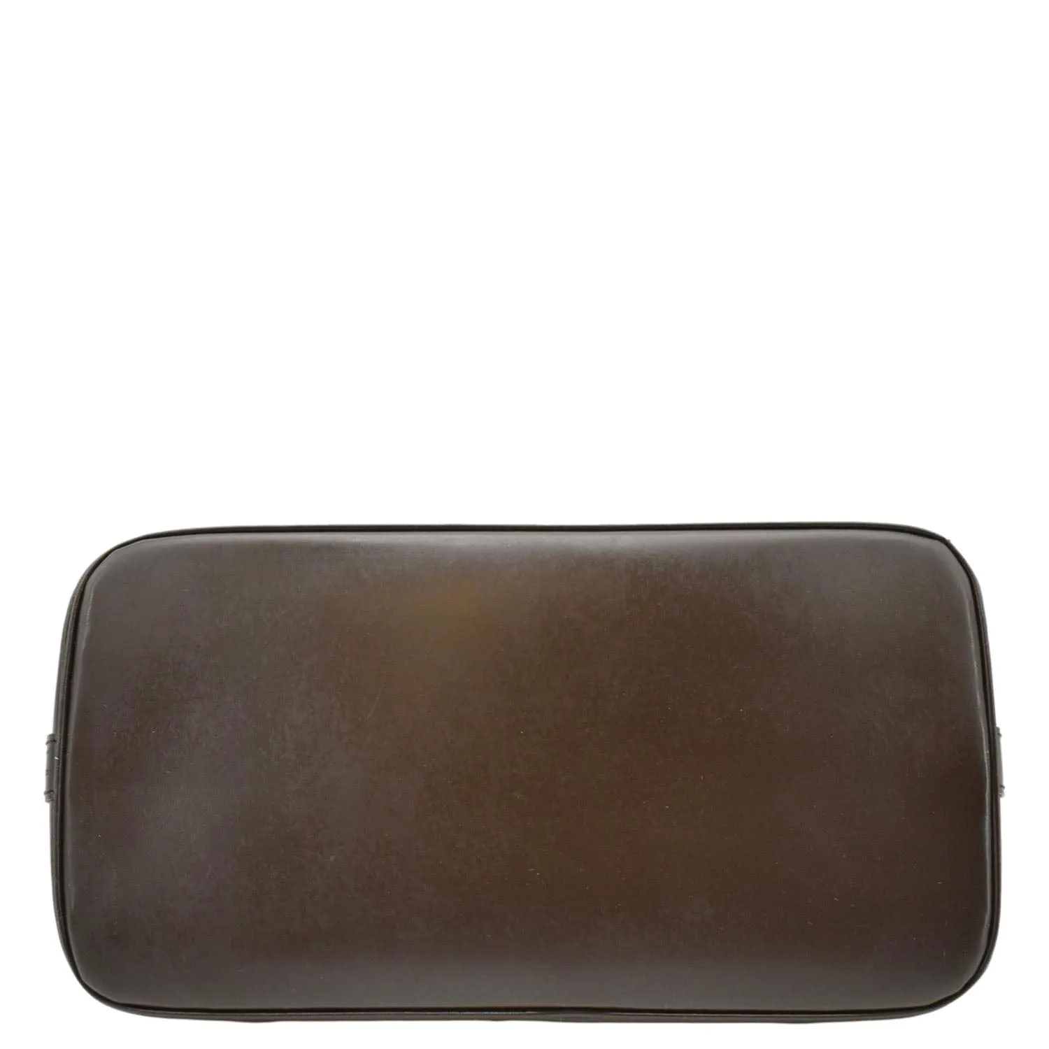 LOUIS VUITTON Alma PM Damier Ebene Satchel Bag Brown