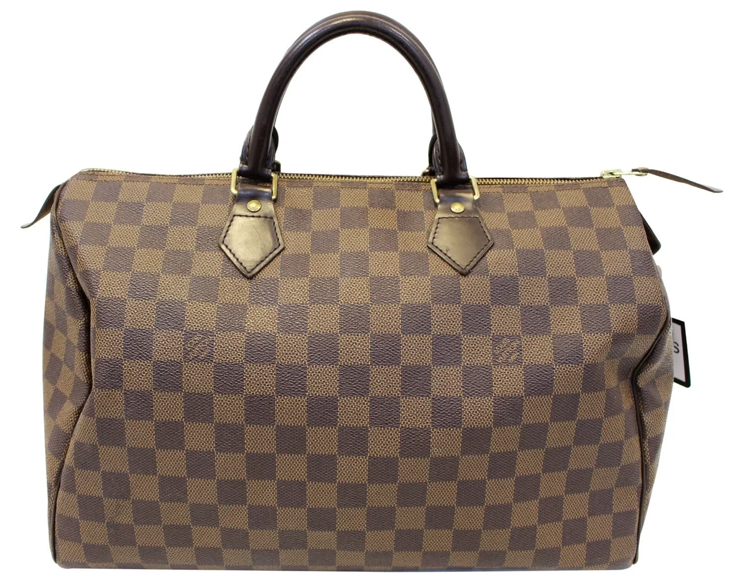 LOUIS VUITTON Damier Ebene Speedy 35 Satchel