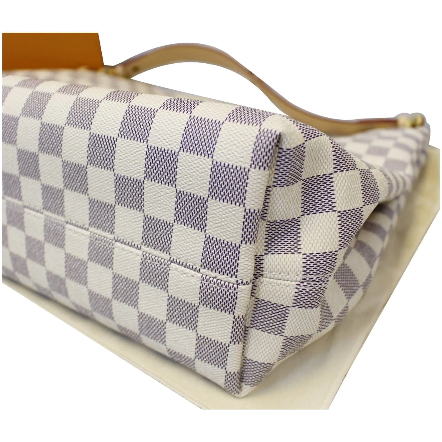 LOUIS VUITTON Graceful MM Damier Azur Shoulder Bag