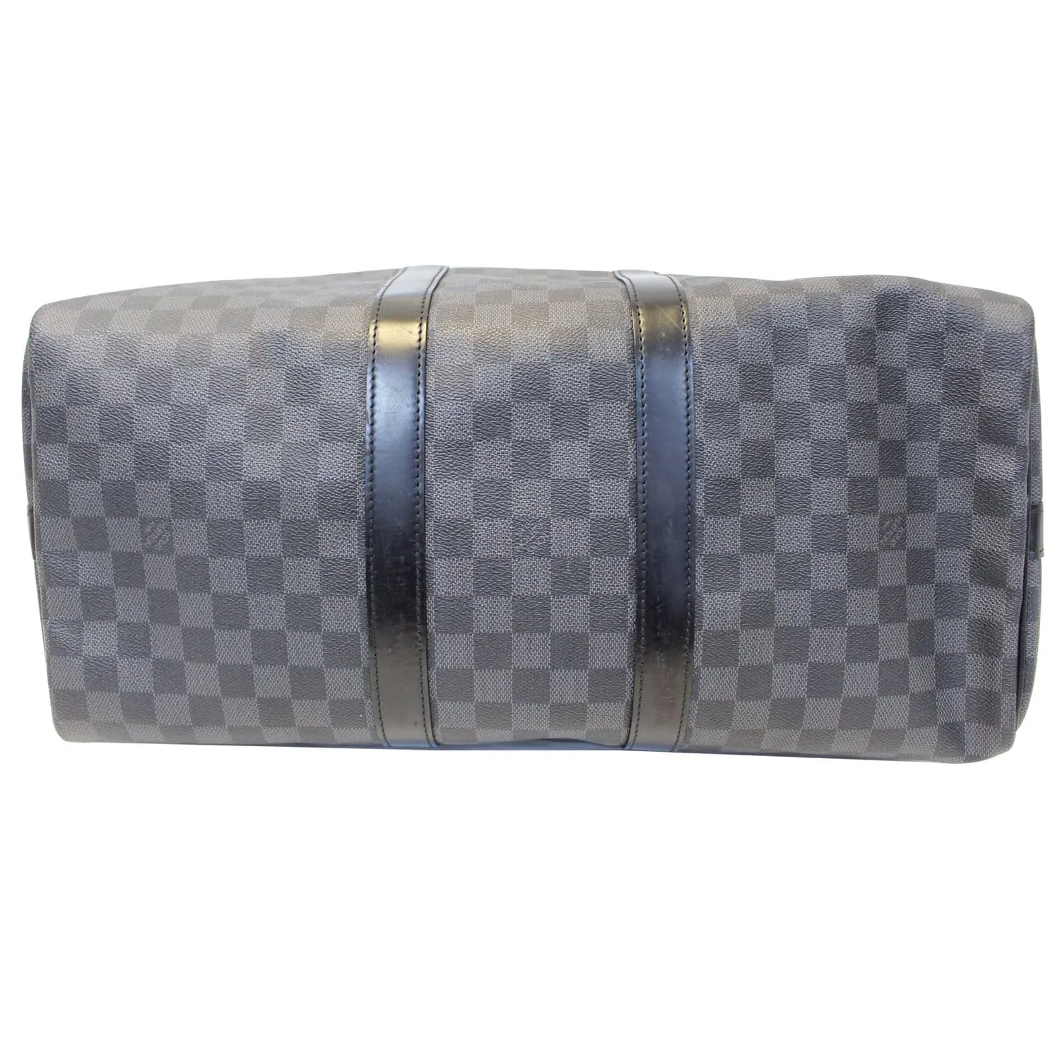 LOUIS VUITTON Keepall 45 Damier Graphite Bandouliere Travel Bag
