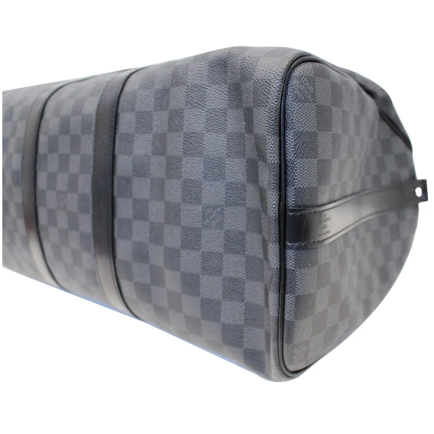 LOUIS VUITTON Keepall 45 Damier Graphite Bandouliere Travel Bag
