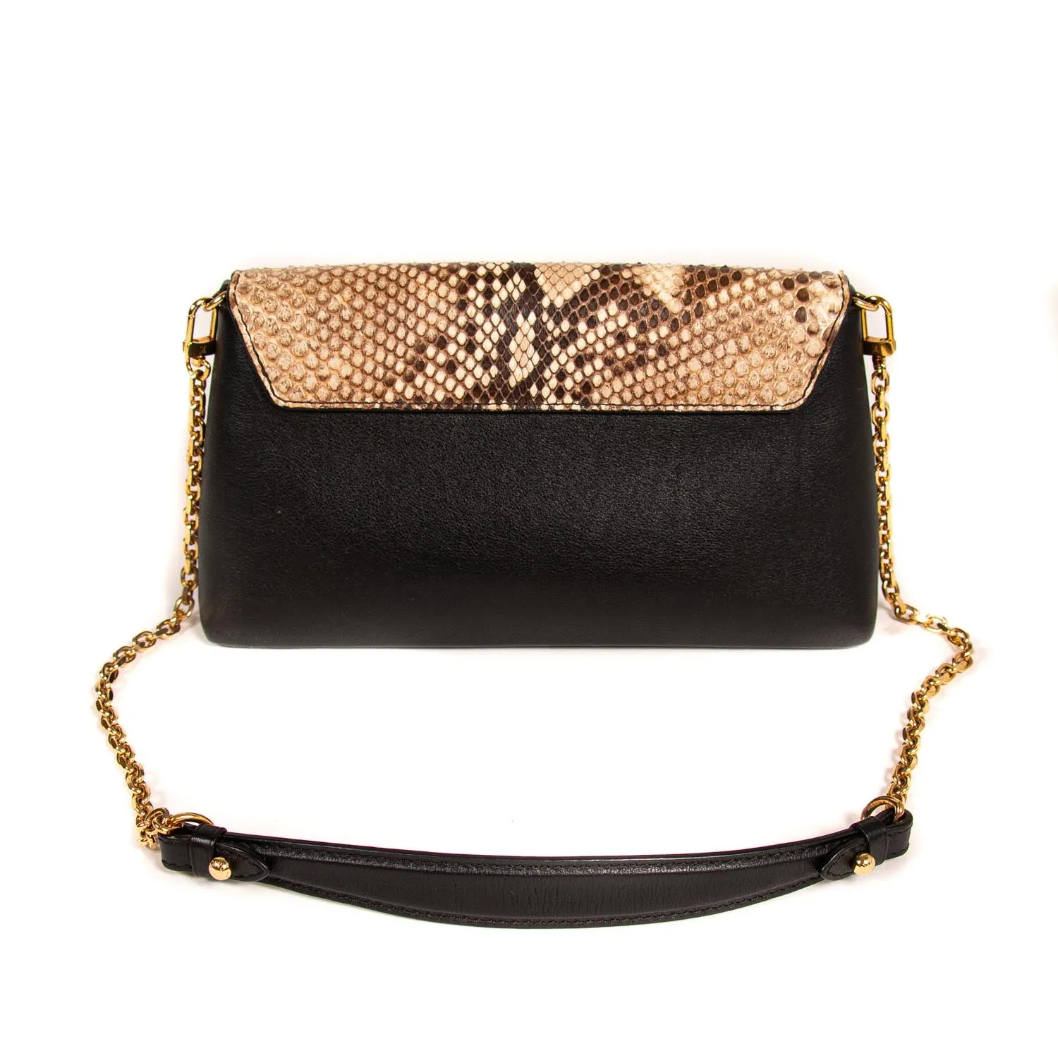 Louis Vuitton Love Note Snake Skin Small Shoulder Bag