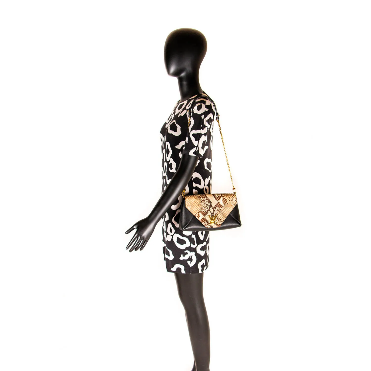 Louis Vuitton Love Note Snake Skin Small Shoulder Bag