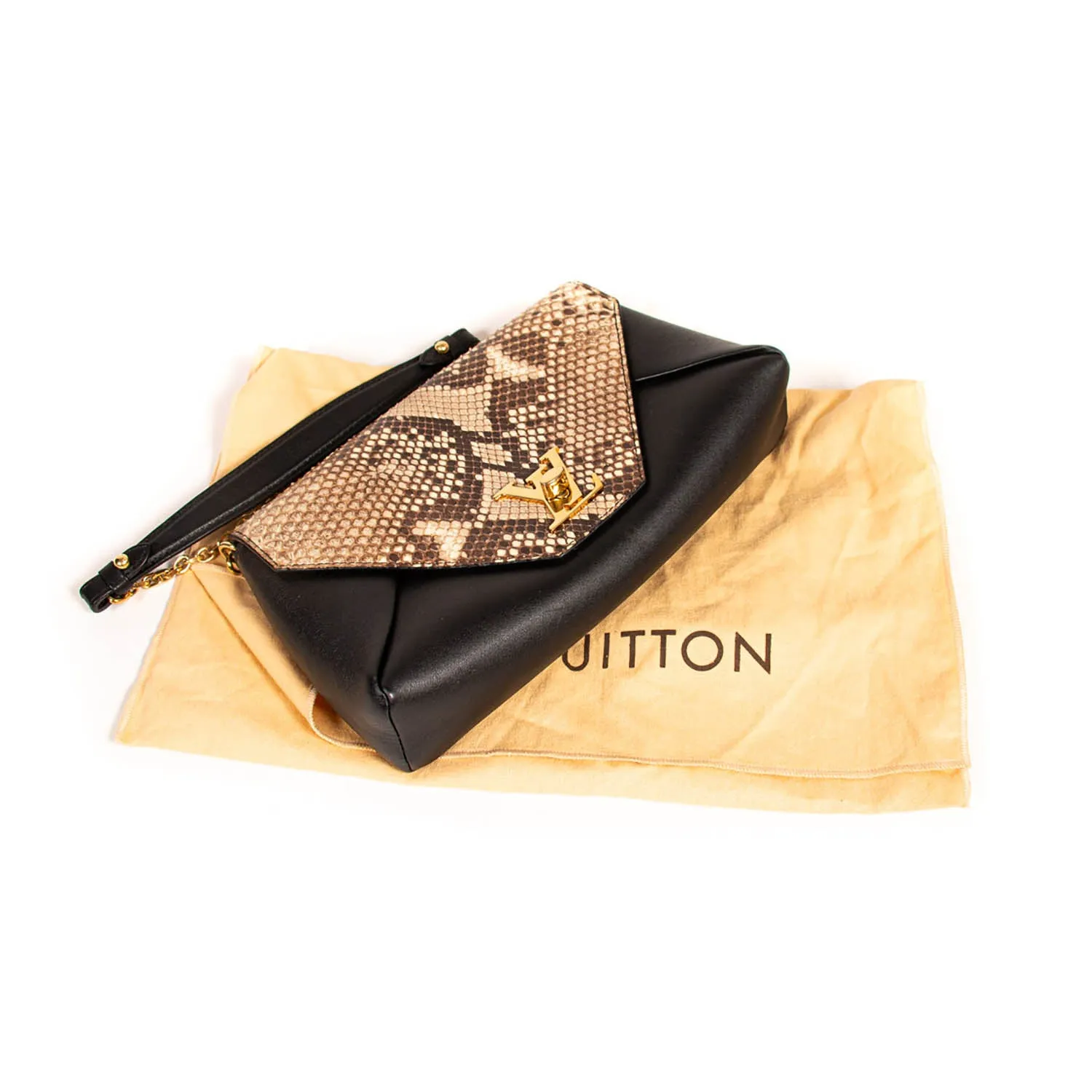 Louis Vuitton Love Note Snake Skin Small Shoulder Bag