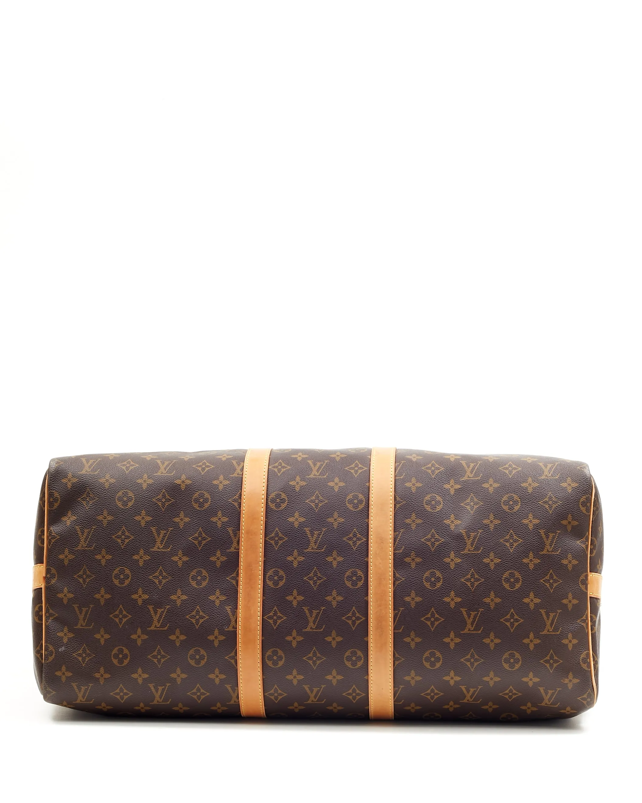 Louis Vuitton Monogram Canvas Keepall 55 Bandoulière Travel Bag