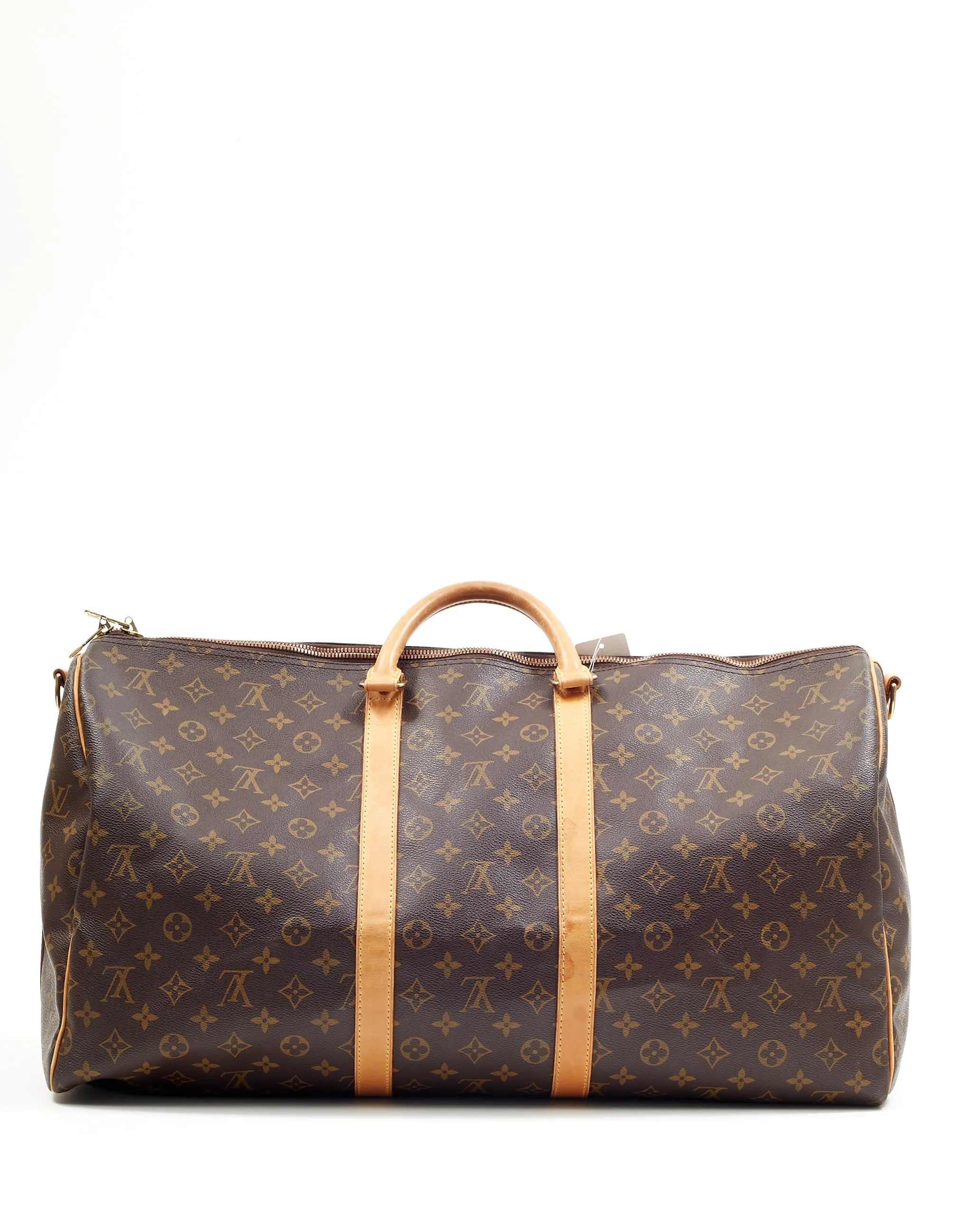 Louis Vuitton Monogram Canvas Keepall 55 Bandoulière Travel Bag