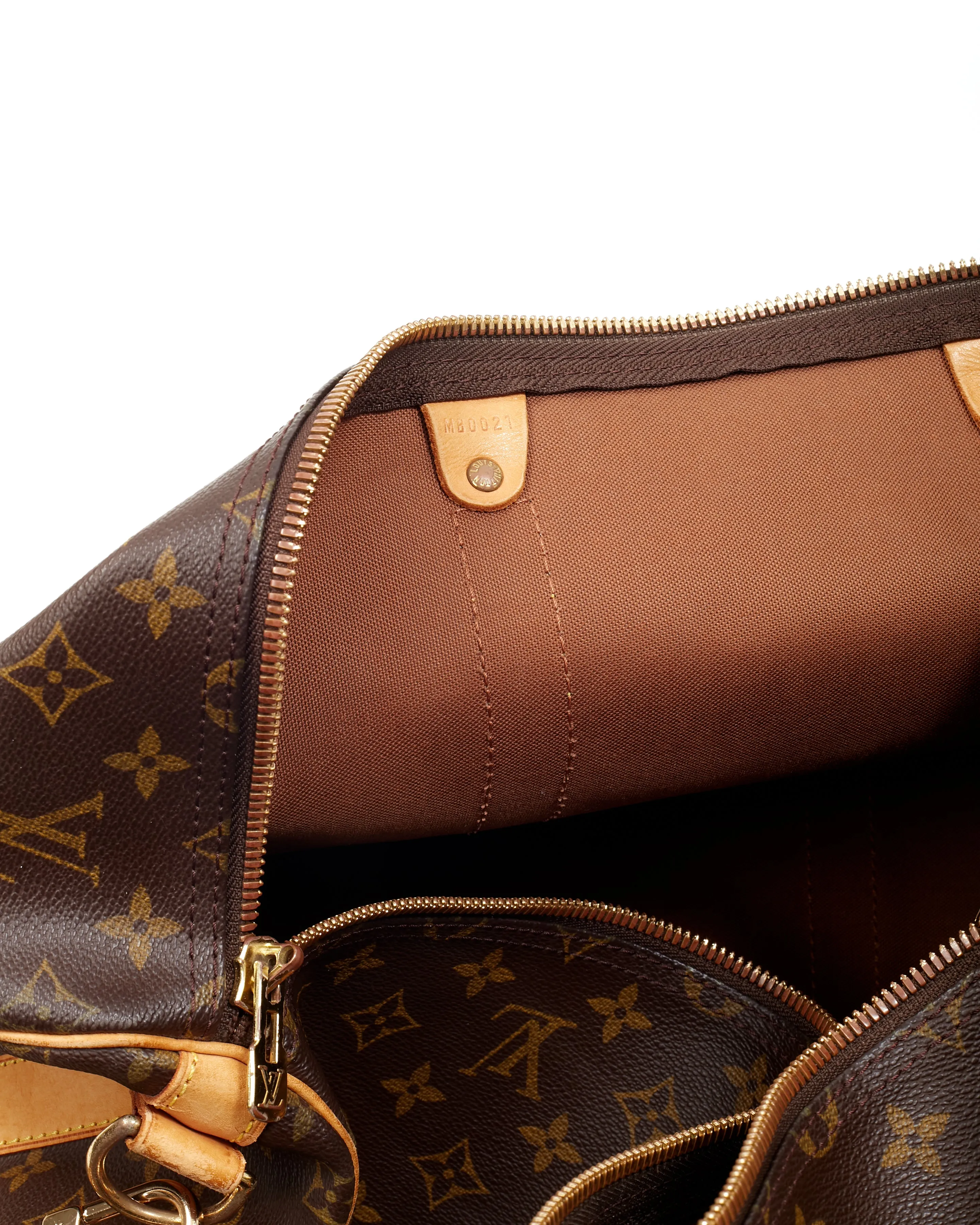 Louis Vuitton Monogram Canvas Keepall 55 Bandoulière Travel Bag