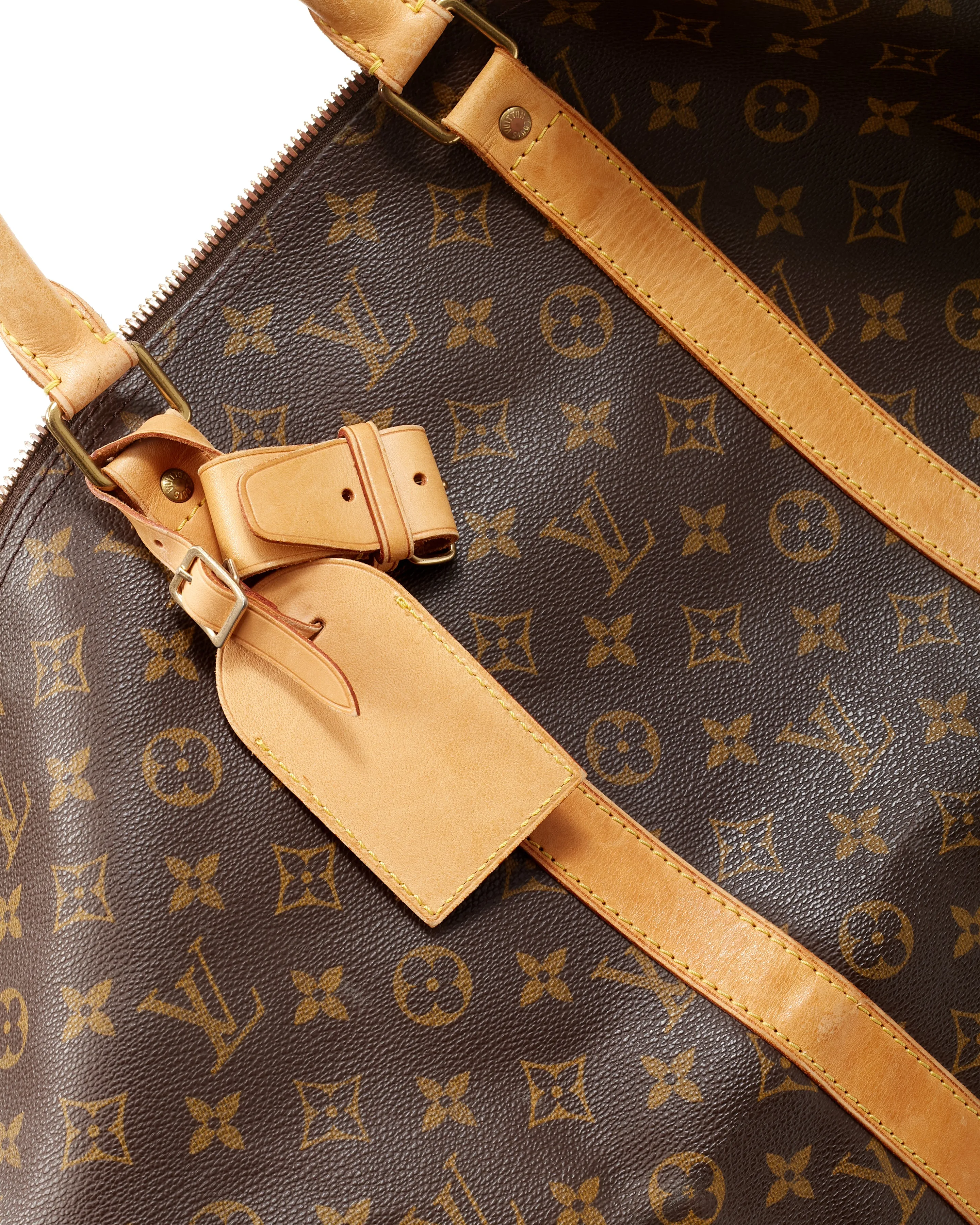 Louis Vuitton Monogram Canvas Keepall 55 Bandoulière Travel Bag