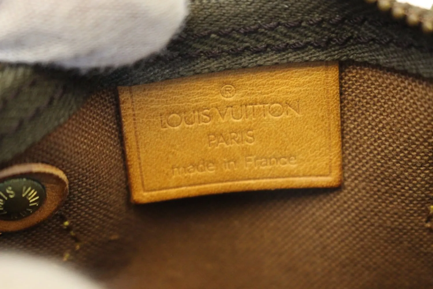 LOUIS VUITTON Monogram Canvas Mini Speedy Satchel Handbag