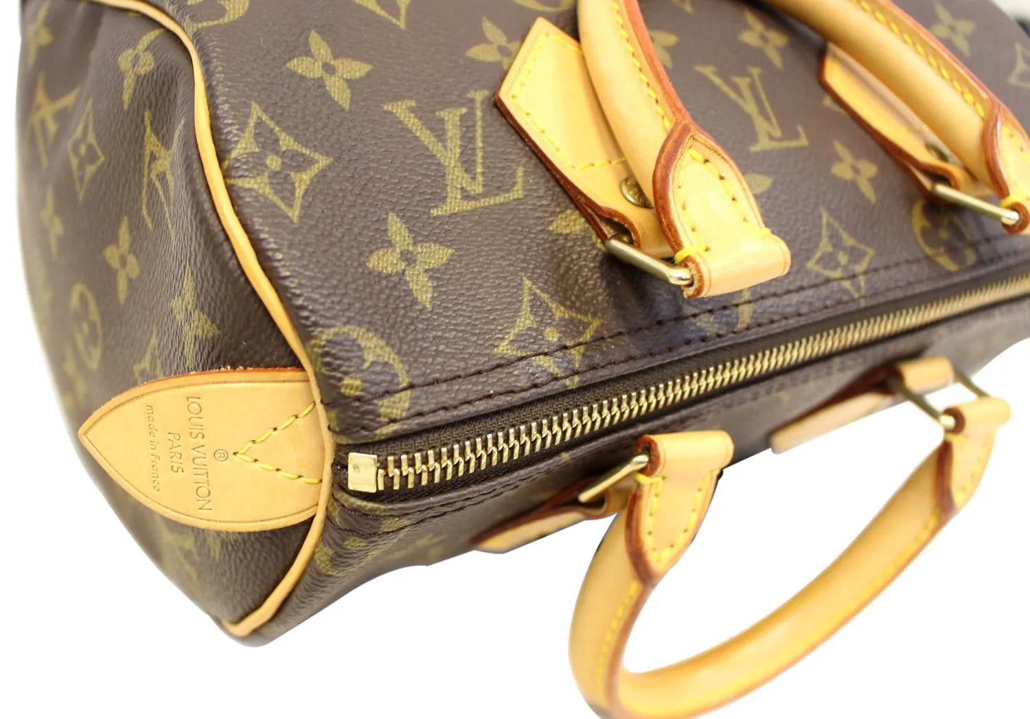 LOUIS VUITTON Monogram Canvas Speedy 25 Satchel Handbag