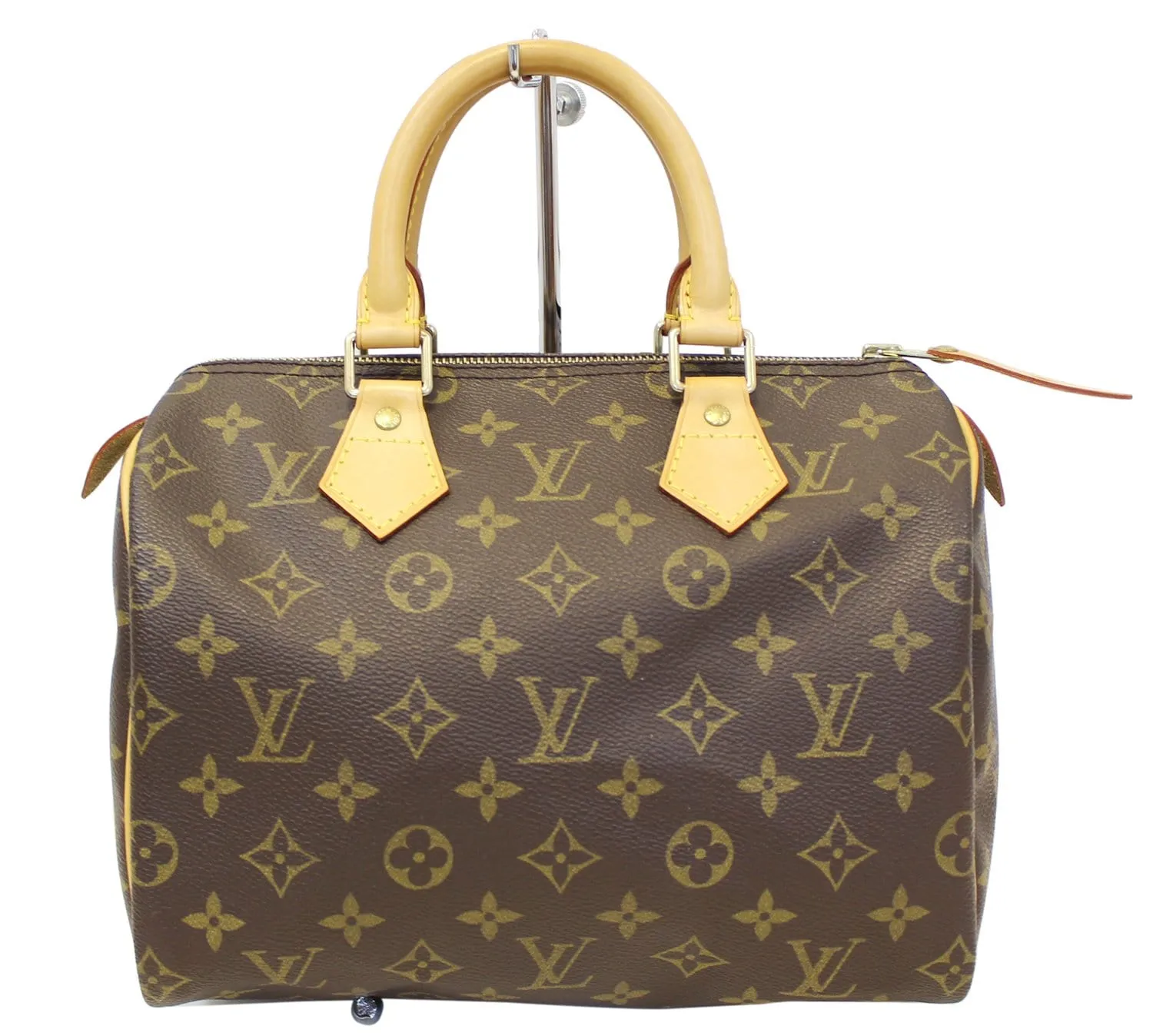 LOUIS VUITTON Monogram Canvas Speedy 25 Satchel Handbag