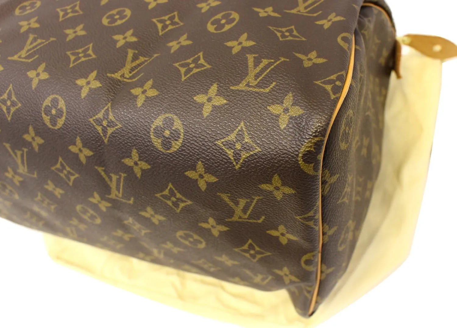 LOUIS VUITTON Monogram Canvas Speedy 40 Brown Satchel Bag
