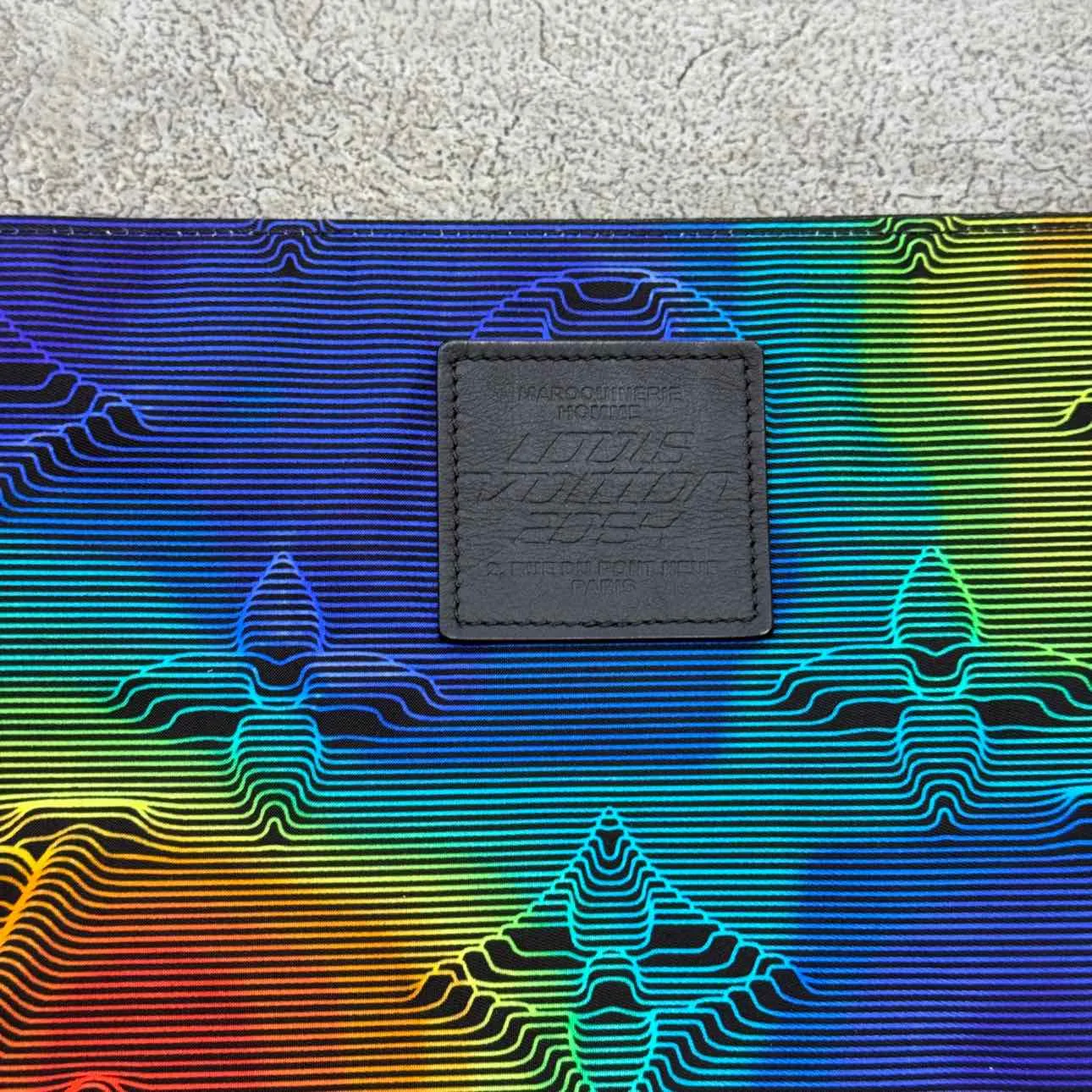 Louis Vuitton Pouch "2054 MONOGRAM" Used Grey Size OS