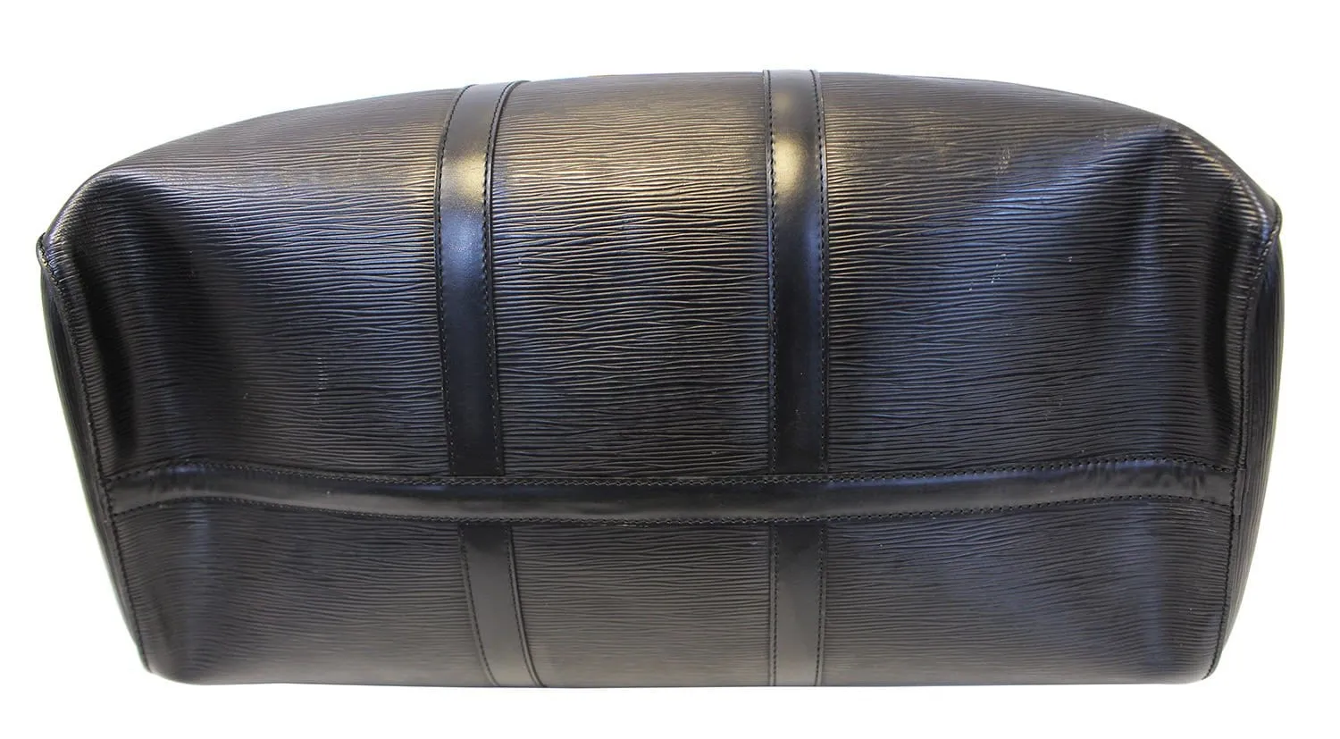LOUIS VUITTON Pre Loved Satchel Bag Epi Leather Black Keepall 50 Boston