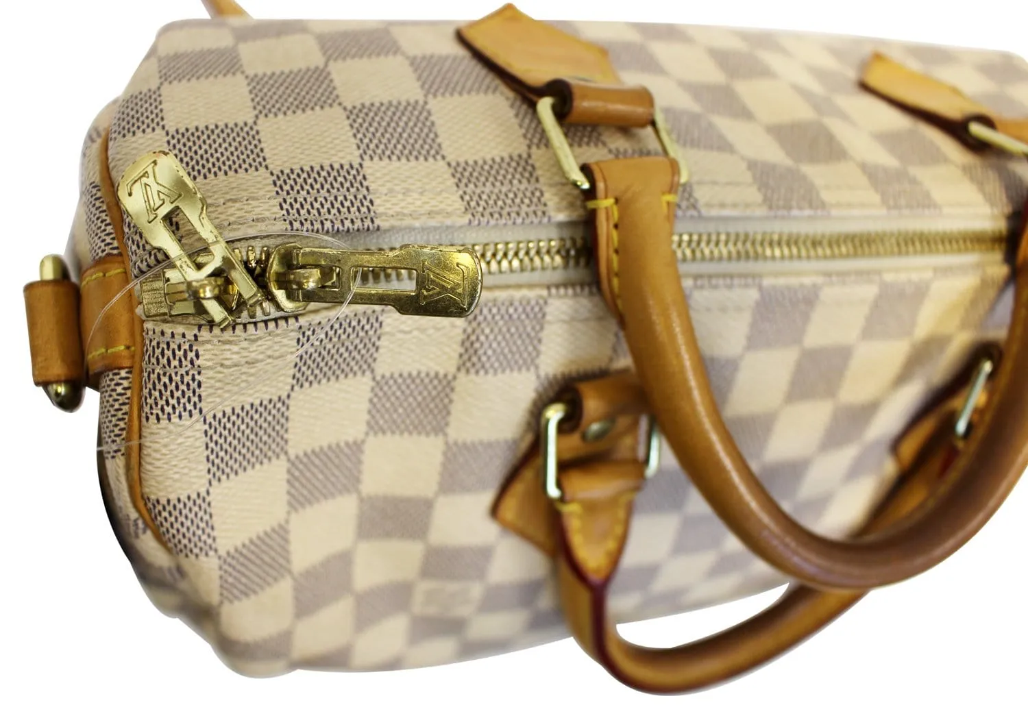LOUIS VUITTON Pre Owned Bag Damier Azur Speedy 30 Bandouliere Satchel