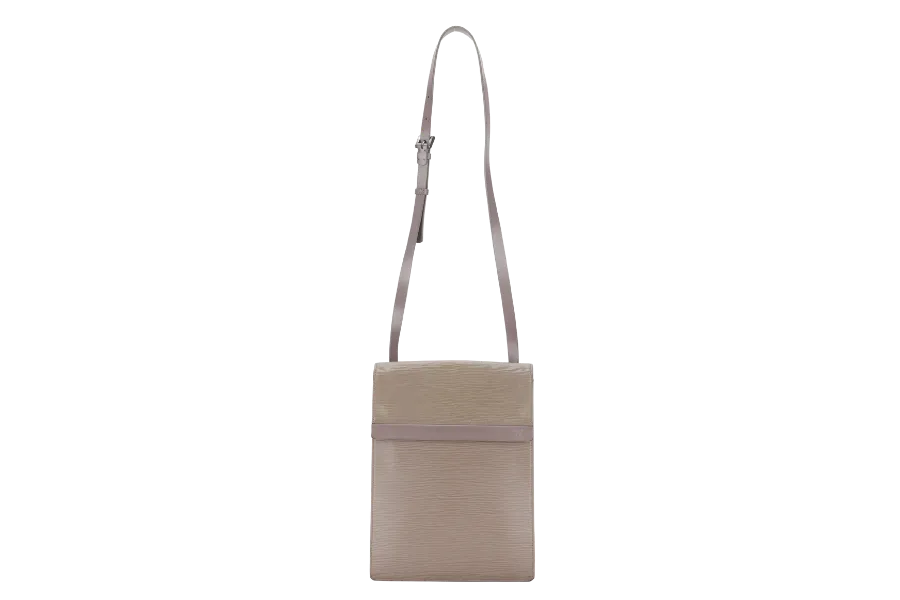 LOUIS VUITTON RAMATUELLE EPI LEATHER MESSENGER LILAC NO DUST COVER